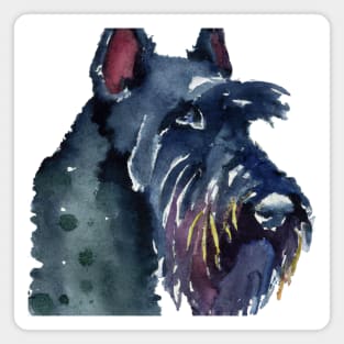 Watercolor Giant Schnauzer - Dog Lovers Magnet